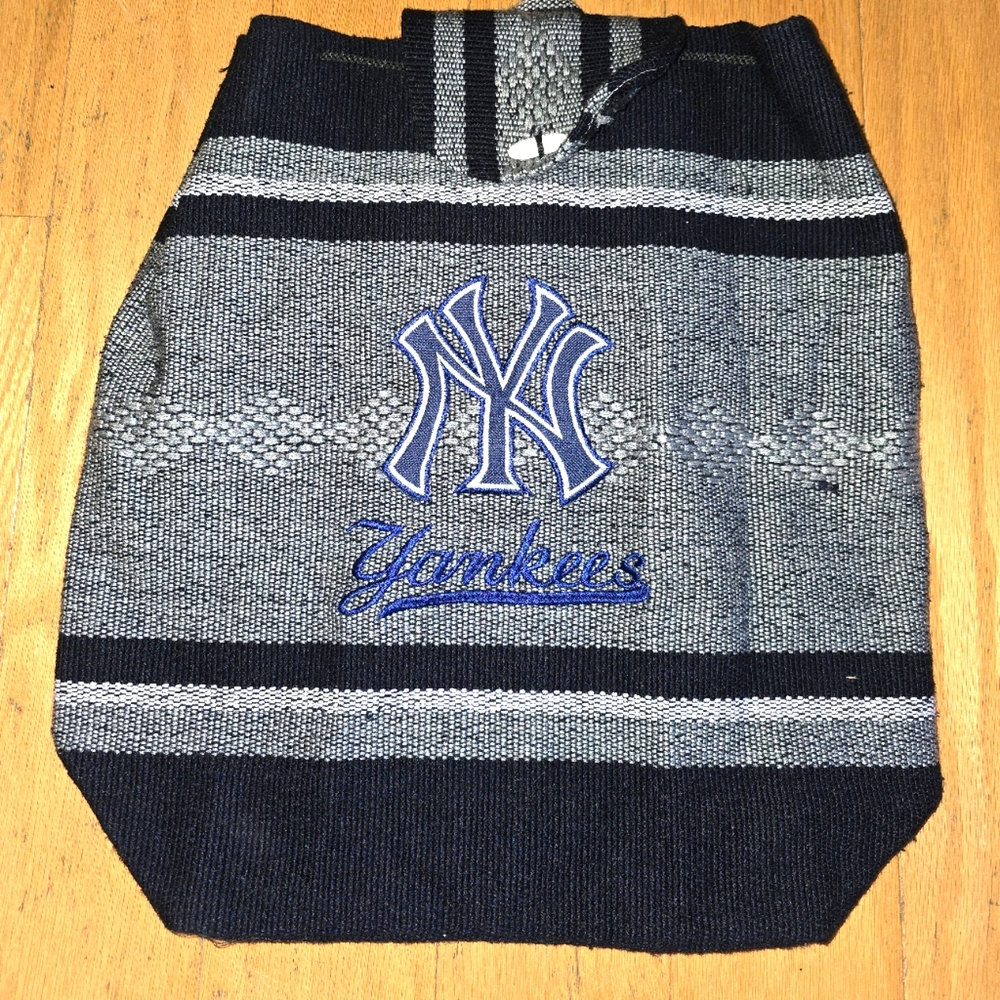 NEW YORK YANKEES BACKPACK RARE BOOKBAG HTF UNISEX KNAPSACK